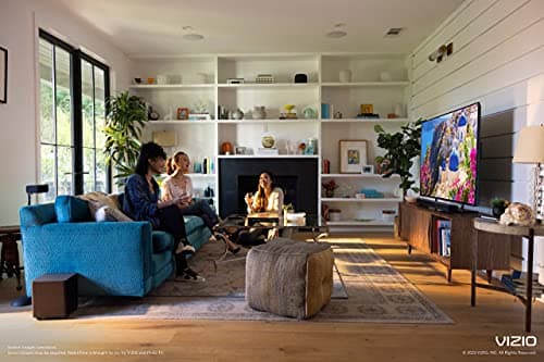 VIZIO V-Series 2.1 Home Theater Sound Bar with Dolby Audio, DTS Virtual:X, Bluetooth, Wireless Subwoofer, Voice Assistant Compatible, Includes Remote Control - V21x-J8