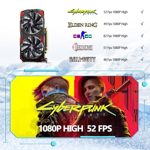 RX 560 XT 8GB GDDR5 Graphics Card,1792SP,128Bits, PC Gaming Video Card, Computer GPU, PCI Express x16 3.0 with Freeze Fan Stop for Desktop Computer Tarjeta Gráfica
