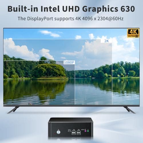 msecore Mini PC i9, 64GB RAM 1T SSD Desktop Computer with Core i9-9880H (Upto 4.8GHz), 2*HDMI, 1*DP, Triple Display, 4K@60Hz, Dual 2.5G LAN, Optical, USB-C, Wi-Fi 6E, Bluetooth 5.3, Windows 11 Pro
