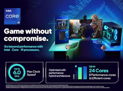 INLAND by Micro Center CPU Motherboard Intel i9-14900K 14th Gen 24-Cores LGA 1700 Desktop Processor with MSI MAG Z790 Tomahawk MAX WiFi Gaming Motherboard