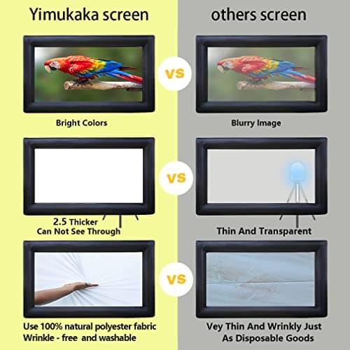 25Ft Inflatable Movie Screen with Stand for Outside-Support Rear Projection-Stable Outdoor Frame-Outdoor Movie Screen Use in Combination with Projector and Speaker