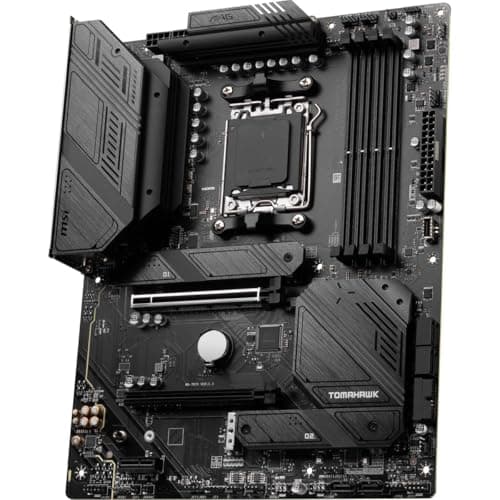 MSI MAG B650 Tomahawk WiFi Gaming Motherboard (AMD Ryzen 9000/8000/7000 Series Processors, AM5, DDR5, PCIe 4.0, M.2, SATA 6Gb/s, USB 3.2 Gen 2, HDMI/DP, Wi-Fi 6E, Bluetooth 5.3, 2.5Gbps LAN, ATX)