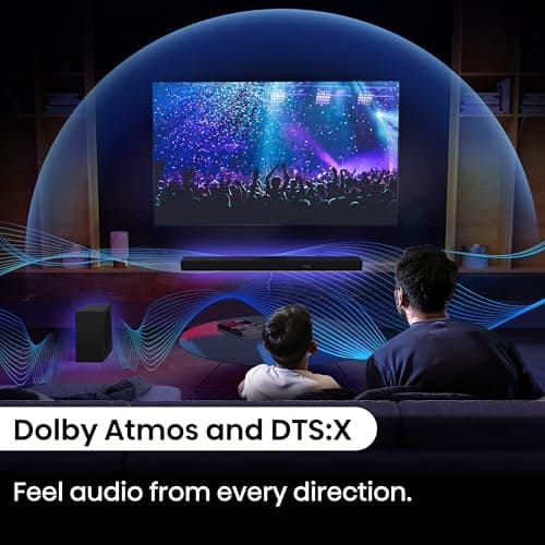 Hisense AX3100Q 3.1Ch Sound Bar with Wireless Subwoofer, Dolby Atmos, DTS:X, Bluetooth 5.3, Roku TV Ready, HDMI/AUX/ARC/Optical/USB, EzPlay, Ez UP, 7 EQ Modes