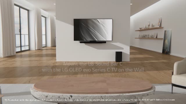 LG SC9S 3.1.3-Channel Perfect Matching Soundbar to the OLED evo C Series TV, Dolby Atmos, WOW Orchestra, WOWCAST Built-in with Wireless Dolby Atmos, Rear Speaker Ready, Wireless Subwoofer (2024 Model)