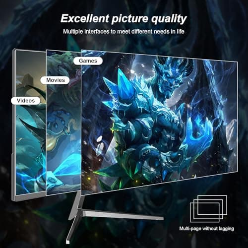 24 inch 3000R Curved Monitor 100Hz FHD 1920x1080p Refresh Rate 16:9 Aspect Ratio Ergonomic Tilt & VESA Compatible - Home Office Gaming Monitor Sync Visual Experience for Work & Play,HDMI * 2