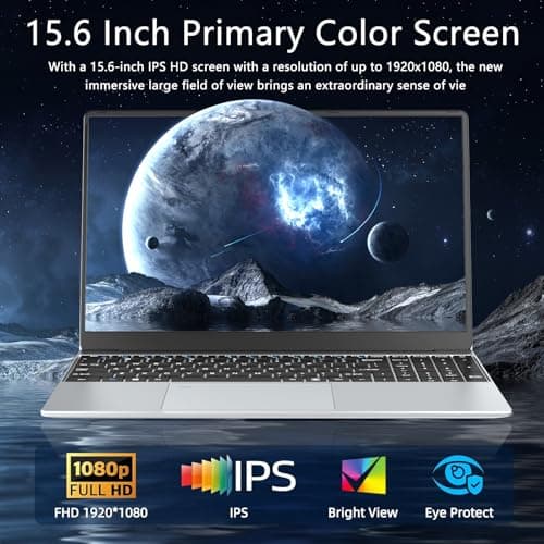 15.6 Inch Laptop, Gaming Laptop, Laptops 24GB 1TB SSD, Lap top Computer N5095, Traditional Laptops Computers 180 Angle Opening, Lap top Fingerprint Unlock Backlit Keyboard, 1920X1080 FHD IPS MINI-HDMI