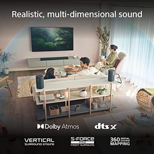 Sony HT-A3000 3.1ch Dolby Atmos Soundbar SA-SW3 Wireless Subwoofer &Rear Speakers