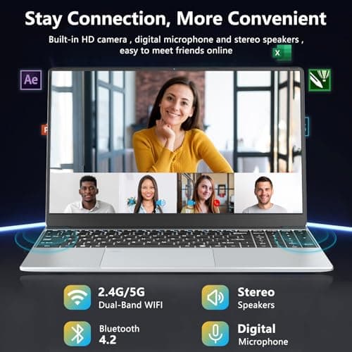 15.6 Inch Laptop, Gaming Laptop, Laptops 24GB 1TB SSD, Lap top Computer N5095, Traditional Laptops Computers 180 Angle Opening, Lap top Fingerprint Unlock Backlit Keyboard, 1920X1080 FHD IPS MINI-HDMI