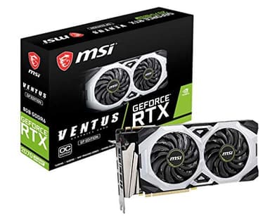 MSI Gaming GeForce RTX 2070 Super 8GB GDRR6 256-bit HDMI/DP NVLink Torx Fan Turing Architecture Overclocked G-SYNC Graphics Card (RTX 2070 Super Ventus GP OC) (Renewed)