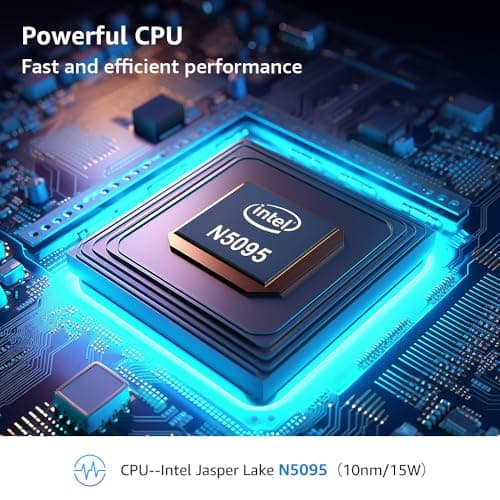 Windows 11 Laptop Computer, 15.6'' FHD IPS Student Laptops, Intel Celeron N5095 4-Core Processor, 12GB RAM + 512GB SSD up to Expandable 1TB, 2.4G+5G WiFi, 2 Years Warranty, Long Battery Life