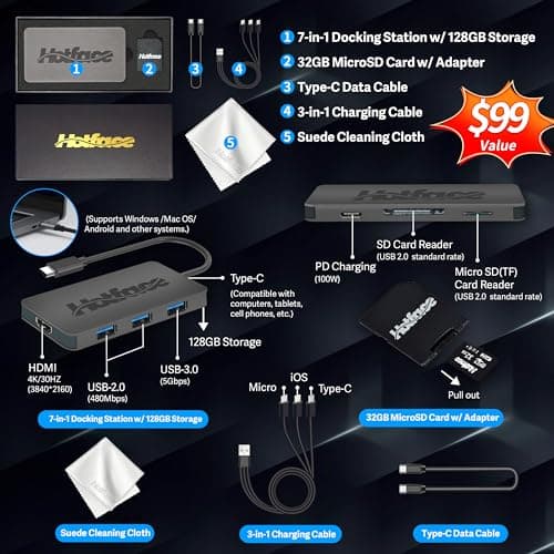 ASUS 14" FHD Laptop, Intel Pentium N6000 Processor, 4GB RAM, 224GB Storage(64GB eMMC+160GB Docking Station Set), Intel UHD Graphics, Webcam, Bluetooth, Win 11, Star Black