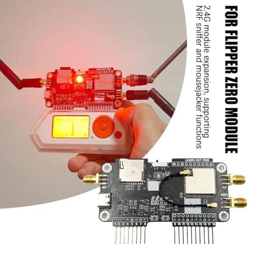 for Flipper Zero Modification Module,2.4G Module Expansion Board Support NEF Sniffer/Mousejacker, CC1101 Module,Module Accessories WiFi Multiboard