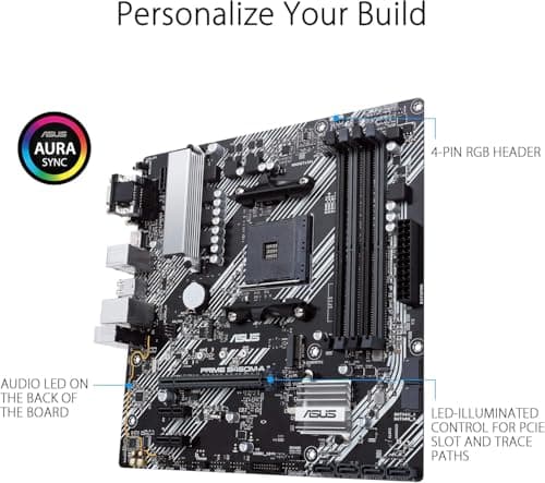MICRO CENTER AMD Ryzen 5 5600 Desktop Processor with ASUS Prime B450M-A II AMD AM4 Micro ATX Motherboard