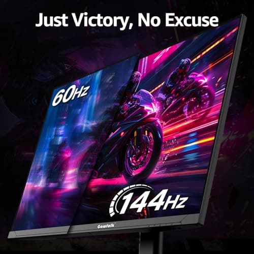 27 Inch 4K Gaming Monitor IPS, UHD 3840 x 2160p 144Hz PC Computer Monitors IPS Screen for Home & Office, HDMI, DisplayPort, Wall Mount Compatible
