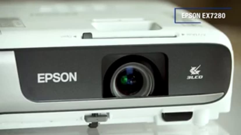 Epson Pro EX7280 3-Chip 3LCD WXGA Projector, 4,000 Lumens Color Brightness, 4,000 Lumens White Brightness, HDMI, Built-in Speaker, 16,000:1 Contrast Ratio