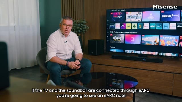 Hisense AX5125H 5.1.2Ch Sound Bar with Wireless Subwoofer, 500W, Dolby Atmos, Bluetooth 5.3, EzPlay, 4K HDMI Pass Through, Roku TV Ready, DTS:X, HDMI/AUX/ARC/Optical/USB, 7 EQ Modes