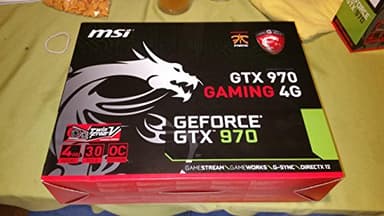 MSI GAMING GeForce GTX 970 4GB OC DirectX 12 VR READY (GTX 970 GAMING 4G)