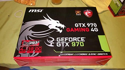 MSI GAMING GeForce GTX 970 4GB OC DirectX 12 VR READY (GTX 970 GAMING 4G)