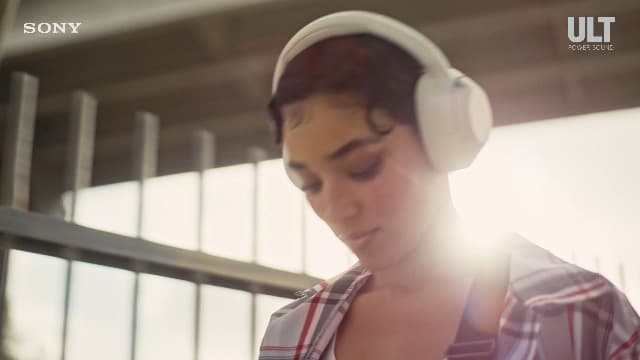 Sony ULT WEAR Over-Ear Noise Cancelling Bluetooth Headphones with Alexa Built-in, Comfortable Design, 30-Hour Battery, Massive Bass, Off White