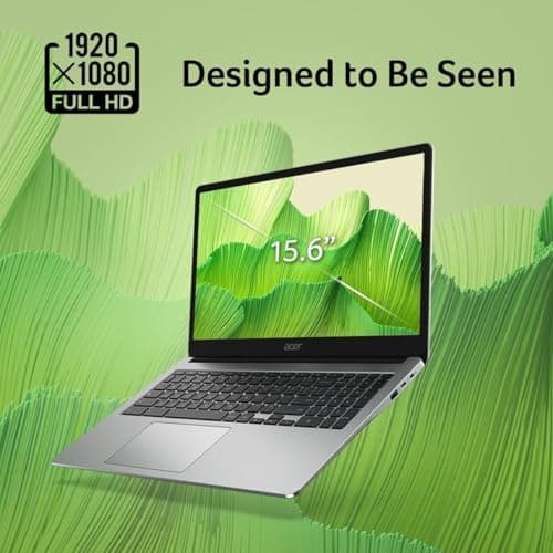 Acer Chromebook 315 Laptop (15.6" FHD, Intel Celeron N4500, 4GB RAM, 128GB Storage (64GB eMMC + 64GB SD Card) Home & Student, Long Battery Life, Numeric KB, Wi-Fi, Webcam, IST Hub, Nitro, Chrome OS