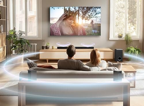 LG S80TR 5.1.3 ch. OLED evo TV Matching Home Theater Soundbar with Rear Surround Speakers and Wireless Subwoofer, Wow Orchestra, Dolby Atmos, WOWCAST Built-in (2024 Model)
