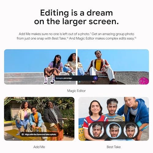 Google Pixel 9 Pro Fold - Unlocked Android Smartphone with Gemini - Advanced Triple Rear Camera System - Foldable Display - Hands-Free Video - Obsidian - 512 GB
