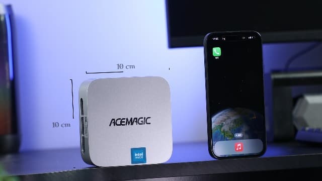 ACEMAGIC Vista Mini V1 Mini PC, Twin Lake N150, 16GB DDR4 RAM 1TB SSD Mini Computers, 11 Pro Desktop 4K Dual Display, WiFi/Bluetooth, for Home Office Business, up to 3.6 GHz(Beat N100/N95)