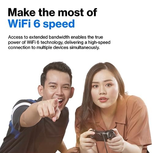 Linksys Atlas WiFi 6 Router Home WiFi Mesh System, Dual-Band, 6,000 Sq. ft Coverage, 802.11ax, 75+ Devices, Speeds up to (AX3000) 3.0Gbps - MX20MS3, 3-Pack