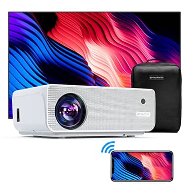 ONOAYO 5G WiFi Projector 9800L Full HD Native 1920×1080P Bluetooth Projector, ±50° 4P/4D Keystone Support 4K&Zoom, Full Sealed Optical/LCD/LED/Home/Outdoor Wireless Portable Projector for Phone,PC