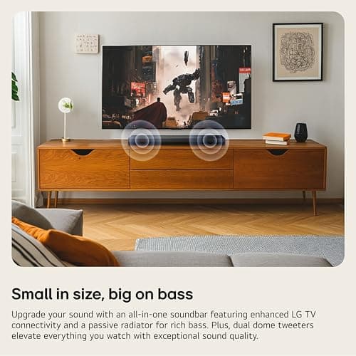 LG S20A 2.0 ch. Soundbar, Dolby Digital, TV Synergy, Wow Interface, DTS Digital Surround (New 2025 Model)