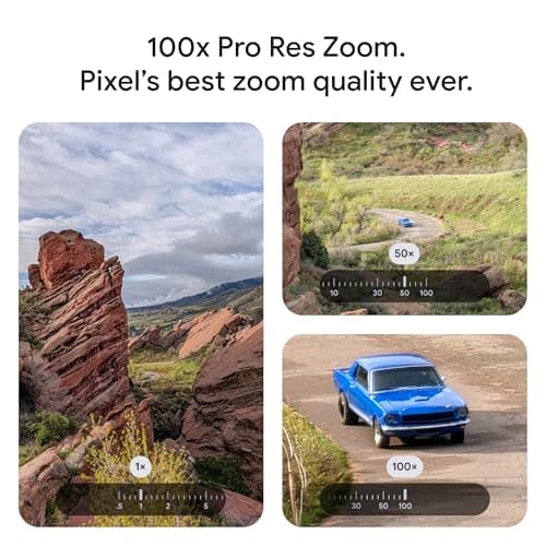 Google Pixel 10 Pro - Unlocked Android Smartphone with Gemini, Your AI Assistant, Triple Rear Camera System, Fast-Charging 24+ Hour Battery, and 6.3" Super Actua Display - Obsidian - 128 GB
