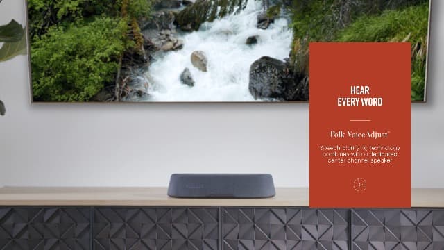 Polk Audio MagniFi Mini AX Sound Bar with Wireless Subwoofer, Dolby Atmos and DTS:X Certified, Polk's Patented VoiceAdjust & SDA Technologies, Ultra-Compact Design, Easy Setup, Black
