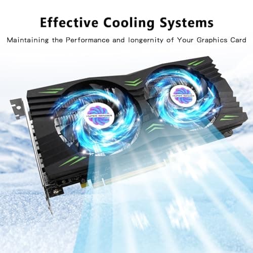 RX 580 Graphics Card 8GB 2048SP GDDR5 256 Bit PC Gaming Video Card 3*DP 1*HDMI PCI Express 3.0 with Freeze Fan Stop for Desktop Computer GPU for Gaming PC