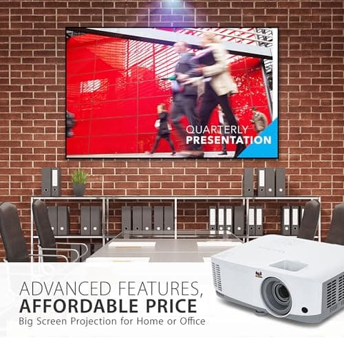 ViewSonic PA503X 4000 Lumens XGA High Brightness Projector Projector for Home and Office with HDMI Vertical Keystone