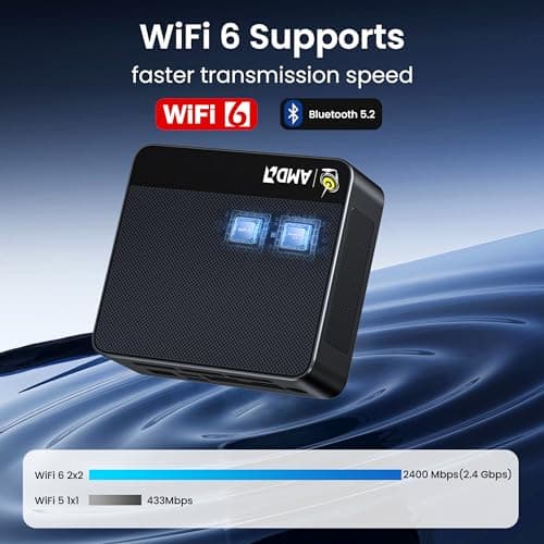 Beelink Mini PC AMD Ryzen 7 5825U Up to 4.5GHz 8C/16T, SER5 PRO Mini Computer with 32GB DDR4 RAM 1TB M.2 SSD, Support 2.5GLAN/4K Triple Screen Display(HDMI+DP+Type-C)/WiFi6/BT5.2/Home/Office
