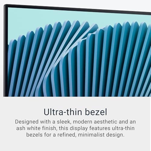 Dell 32 Plus 4K Monitor - S3225QS - 31.5-inch 4K (3840 x 2160) up to 120Hz 16:9 Display, VA Panel, AMD FreeSync Premium, 99% sRGB, 95% DCI-P3, 1500:1 Contrast Ratio, Comfortview Plus - Ash White