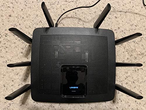 Linksys WiFi 5 Router, Tri-Band, 3,000 Sq. ft Coverage, 25+ Devices, Speeds up to (AC5400) 5.4Gbps - EA9500