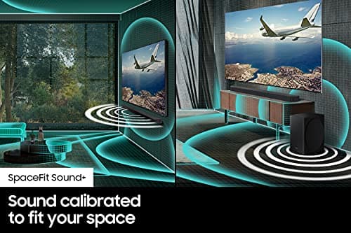 SAMSUNG HW-Q990B/ZA 11.1.4ch Soundbar w/ Wireless Dolby Atmos / DTS:X, Rear Speakers, Q Symphony, SpaceFit Sound+, Airplay 2, Adaptive Sound, Game Pro Mode, Alexa Built-In, 2022