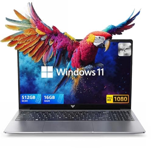ACEMAGIC 2025 Laptop, Laptop Computer with Intel Quad-Core Processor(Up to 3.4GHz), 16GB DDR4 512GB SSD, Windows 11 Laptop, 15.6" IPS 1080P, Metal Shell, USB3.2, Long Battery Life