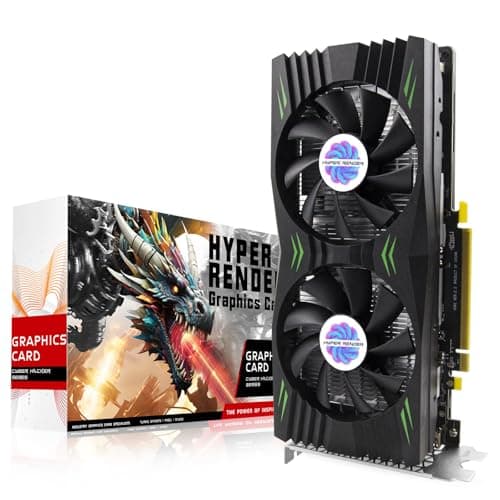 RX 580 Graphics Card 8GB 2048SP GDDR5 256 Bit PC Gaming Video Card 3*DP 1*HDMI PCI Express 3.0 with Freeze Fan Stop for Desktop Computer GPU for Gaming PC