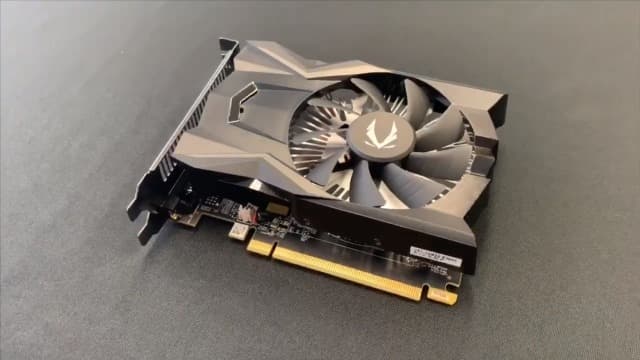 ZOTAC Gaming GeForce GTX 1650 OC 4GB GDDR5 128-Bit Gaming Graphics Card, Super Compact, ZT-T16500F-10L