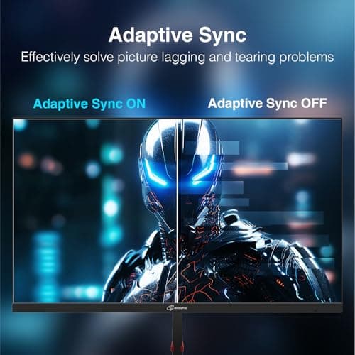 27inch Computer Monitor, FHD 1080p, 144Hz Office and Gaming Monitor, IPS, Adaptive Sync, 110% sRGB, 1ms, 3-Sided Frameless, Ultra Slim, VESA Mountable, Anti-Blue Light Design, HDMI, DP