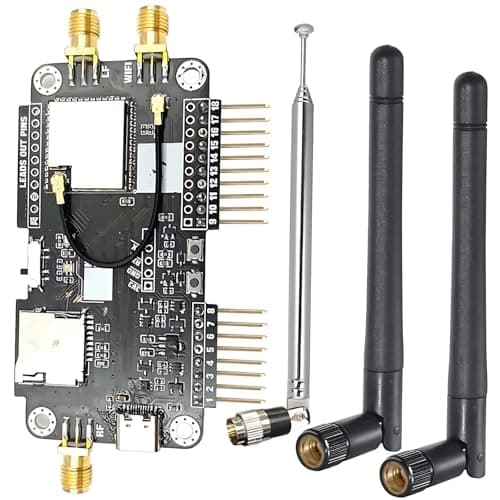 WiFi Devboard for Flipper Zero Device, 4 in 1 Wireless Sniffer and Mouse Jacker WiFi Antenna Module, 2.4/5GHz CC1101 Modification Module, WiFi Multiboard Accessories Wireless Transceiver Module DIY