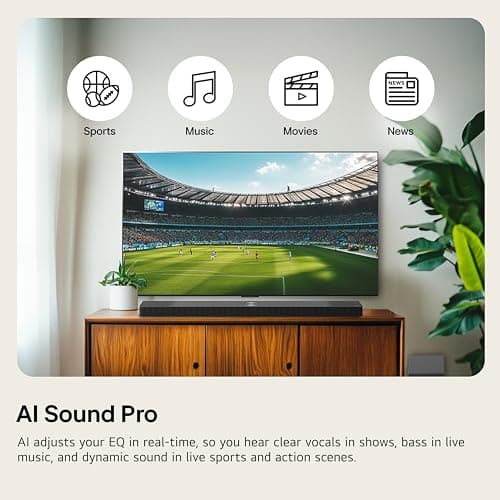LG S20A 2.0 ch. Soundbar, Dolby Digital, TV Synergy, Wow Interface, DTS Digital Surround (New 2025 Model)
