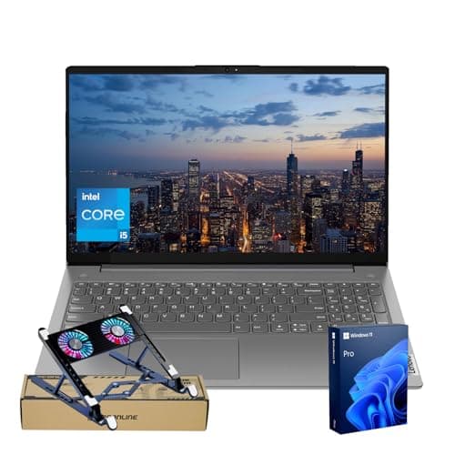 Lenovo V15 Business Laptop, 15.6” 1080p Full HD Display, Octa-Core Intel Core i5-13420H (Beat AMD Ryzen 7 7730U), 16GB RAM, 1TB SSD, Windows 11 Pro, Grey, PCO Laptop Cooler