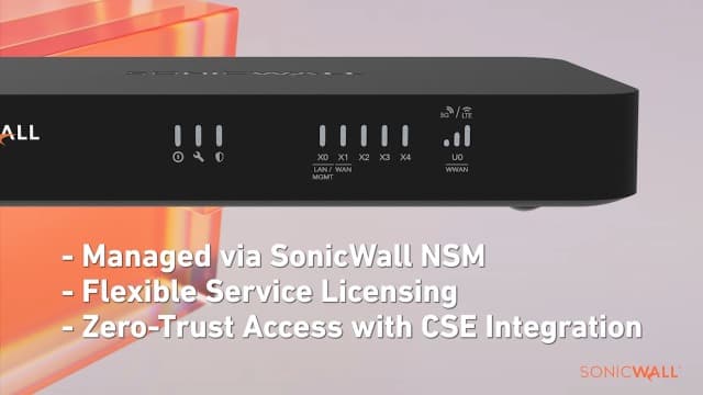 Sonicwall TZ80 Total Secure - 1 Year Advanced Protection (03-SSC-2840) | TZ80 Network Security Appliance with 1 Year Advanced Protection Service Suite | Next-Generation Firewall
