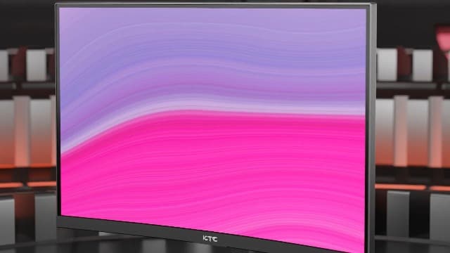KTC 24 inch 1500R Curved Gaming Monitor 165Hz 1ms FHD 1080p VA Tilt Adaptive Sync HDR 110% sRGB DP/HDMI,VESA for Gaming Home Office Business PS5 PC Monitors