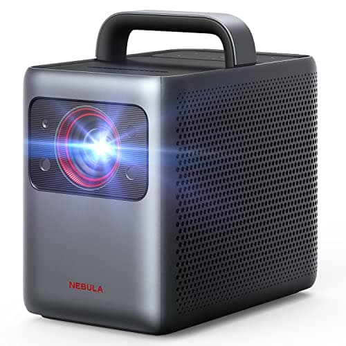 NEBULA by Anker Cosmos Laser 1080P Projector, 4K Support, Outdoor Projector, Android TV 10.0 with 7000+Apps, Auto Focus, Auto Keystone Correction, Screen Fit, Home Theater, Movie Projector for Parties