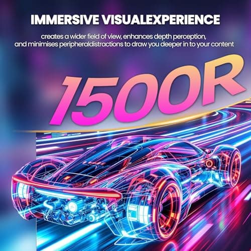 CRUA 32" Curved Gaming Monitor, 144Hz/160Hz 4K UHD(3840 * 2160P) 1500R VA Screen, Supports AMD Freesync, 120% sRGB, Built-in Speakers, RGB Lighting, Wall Mountable Installs(HDMI 2.1/DP 1.4)-White