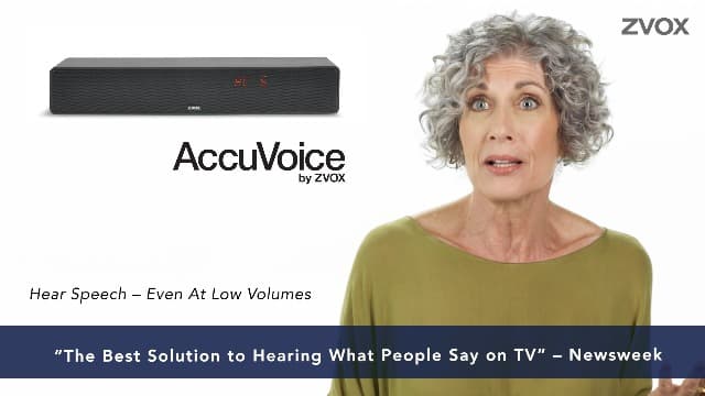 ZVOX Dialogue Clarifying Sound Bar - Patented Hearing Technology, AccuVoice TV Sound Bar with 12 Levels of Voice Boost, 17" Home Theater TV Speakers, Ideal for Smart TVs - AV157 Black